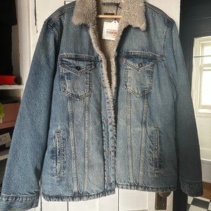 Sherpa Lined Levi's XL Denim Jacket